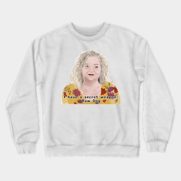 baby girl Lisa - secret weapon Crewneck Sweatshirt by Ofthemoral